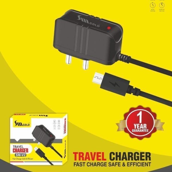 SM Gold SM-V2 Travel Charger