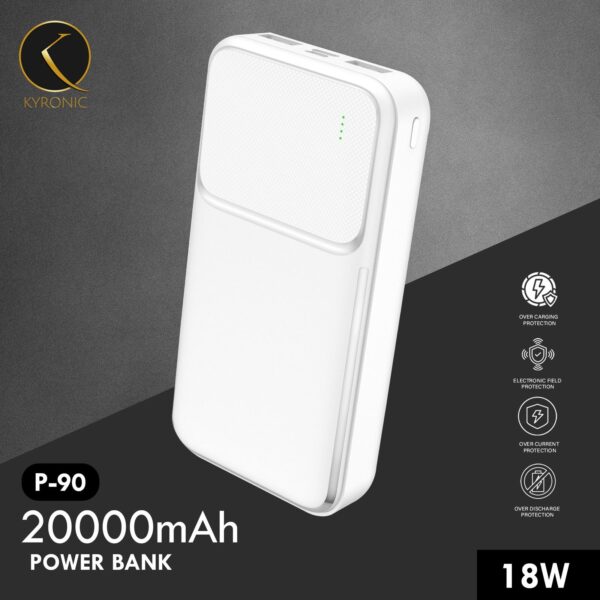 KYRONIC P-90 18W 20000mAh Power Bank