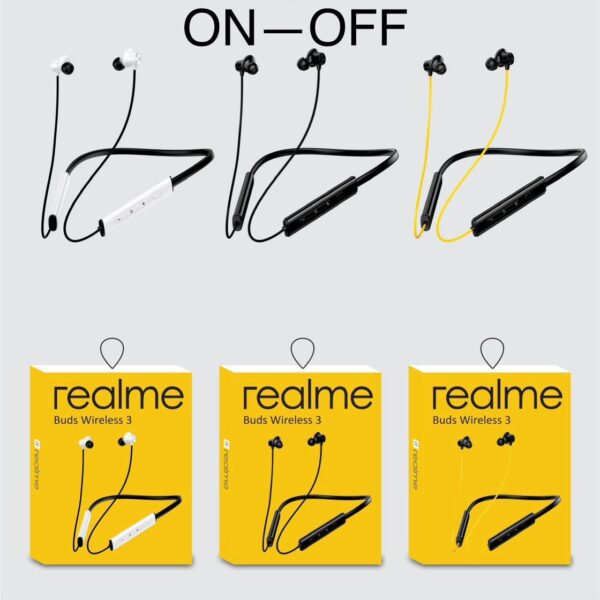 Realme Buds Wireless 3 Magnetic On-Off Neckband