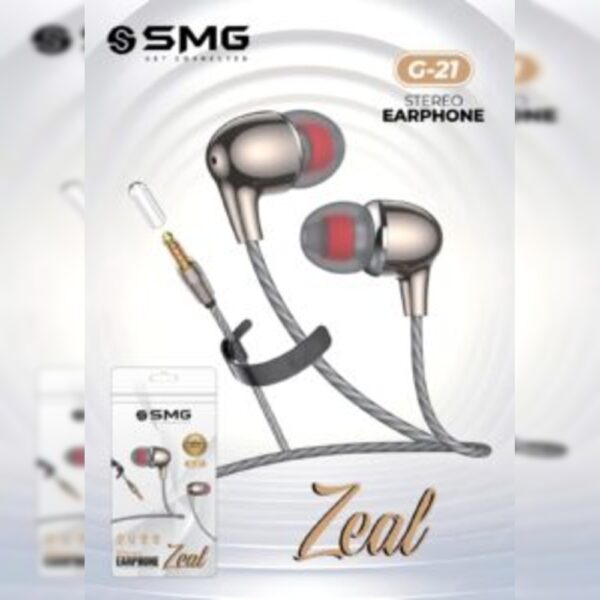 SMG G-21 Zeal Stereo Earphone