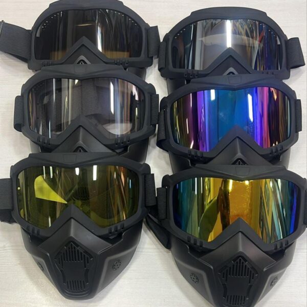 Full Face UV Protected Face Mask for Bikers in Riding