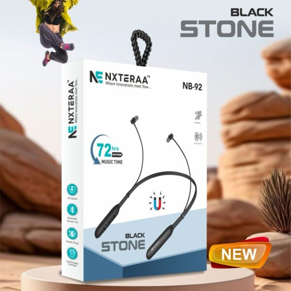 NXTERAA NB-92 Bluetooth Neckband 72 Hours Music Time