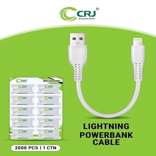 CRJ USB to Lightning Power Bank Cable Imported Quality