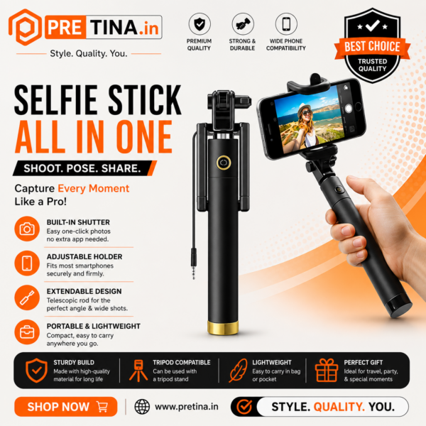 Selfie Stick Aux Wire