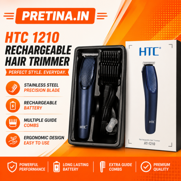 HTC AT-1210 Professional Beard Trimmer for Men
