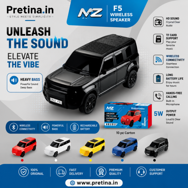 MZ F5 Car Bluetooth Speaker