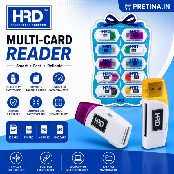 HRD Multi Card Reader (Pack of 10pc)