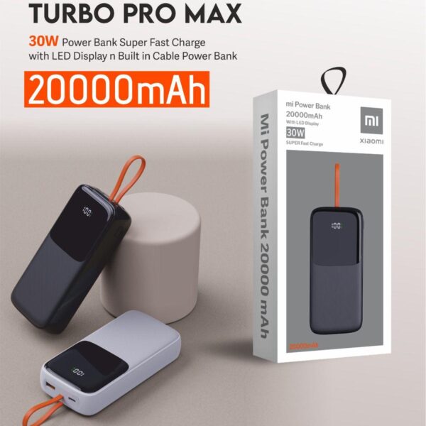 MI 20000mAh Turbo Pro Max Power Bank