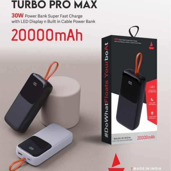 BOAT 20000mAh Turbo Pro Max Power Bank