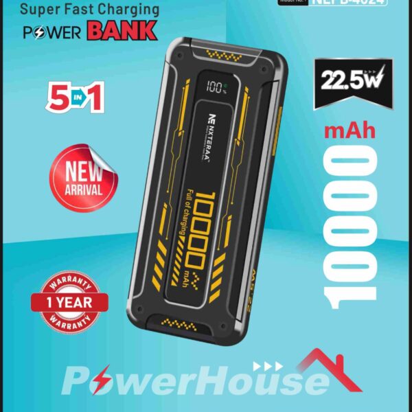 NXTERAA NEPB-4024 22.5W 10000mAh 5in1 Power Bank