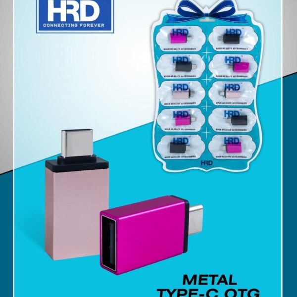 HRD Metal Type C OTG (Pack of 10pc)