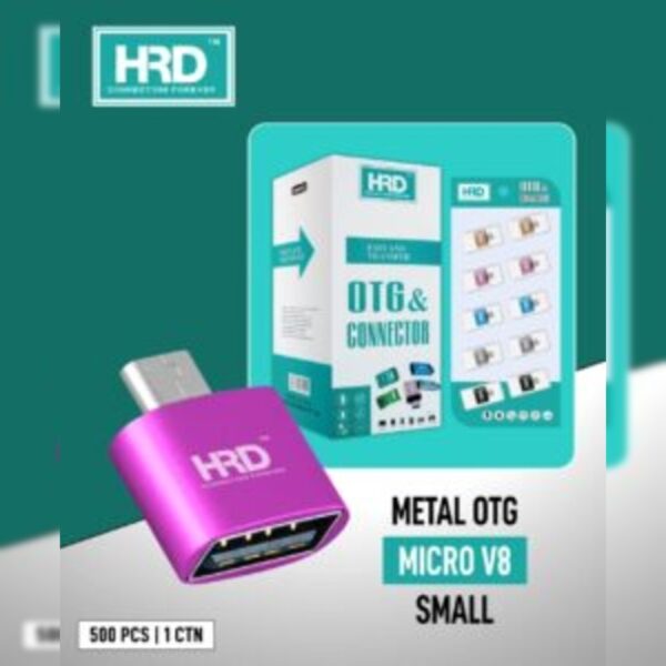 HRD Metal V8 OTG (Pack of 10pc)