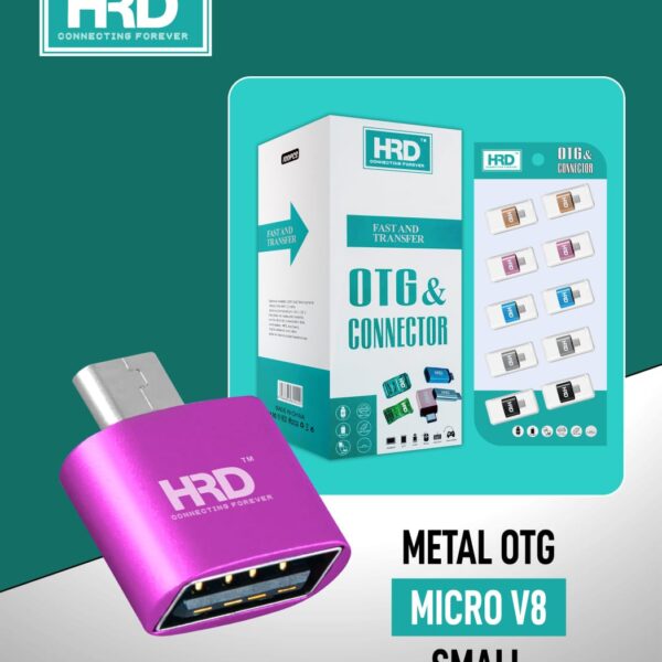 HRD Metal V8 OTG (Pack of 10pc)