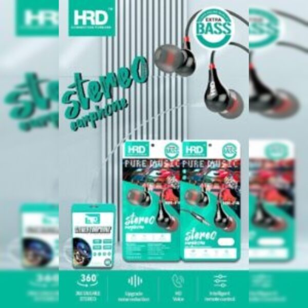 HRD HR-F4 Stereo Bass Earphone