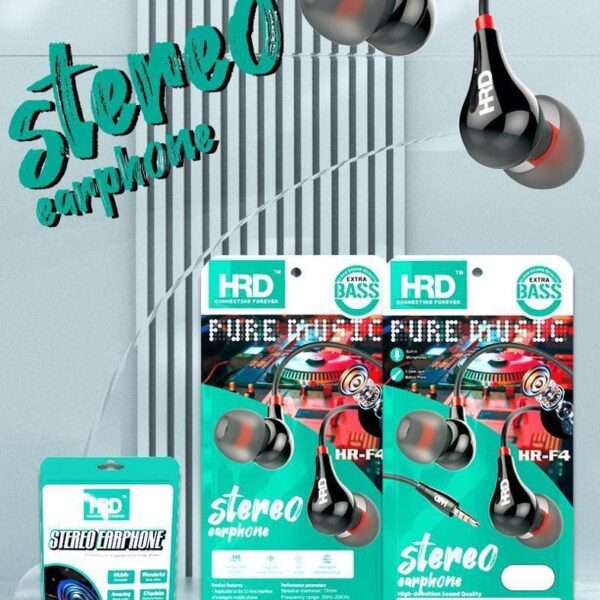 HRD HR-F4 Stereo Bass Earphone
