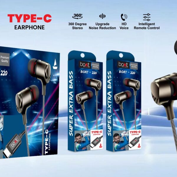 Boat 220 Type C Earphone