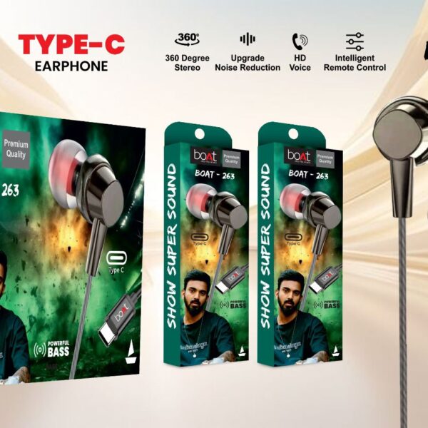 Boat 263 Type C Earphone