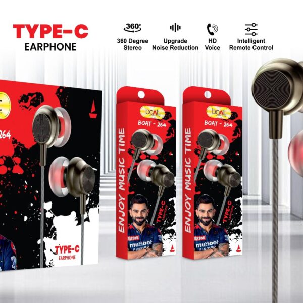 Boat 264 Type C Earphone