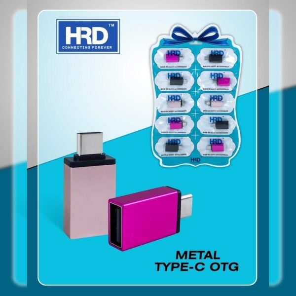 HRD Metal Type C OTG (Pack of 10pc)