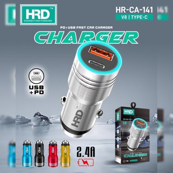 HRD HR-CA141 2.4A Car Charger