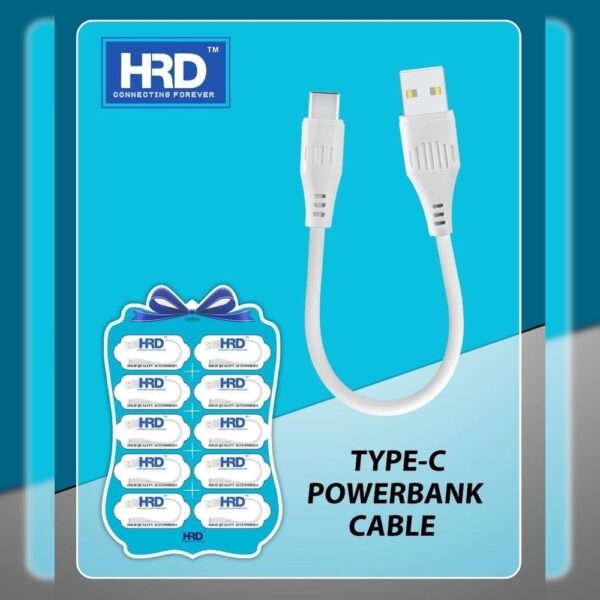 HRD USB to Type-C Power Bank Cable ( Pack of 10Pc )