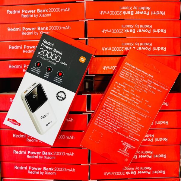 Mi Redmi Power Bank 20000mAh 25W Fast Charger