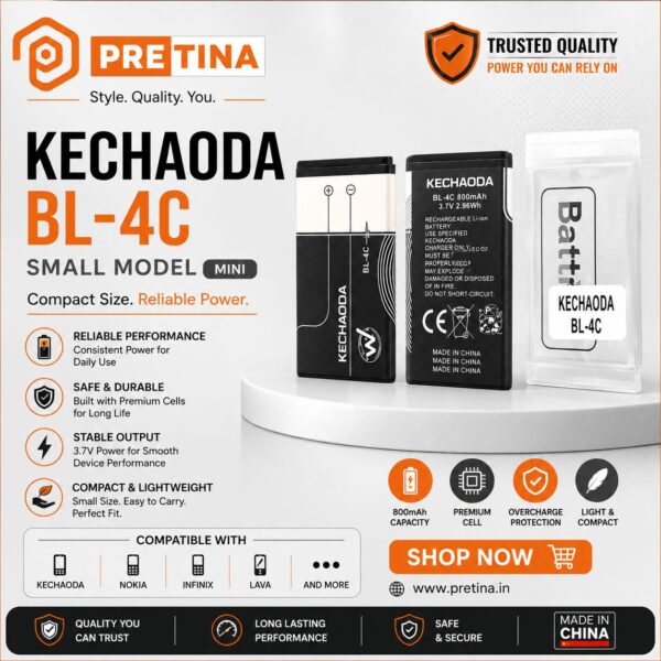 KECHAODA Mini BL-4C Battery