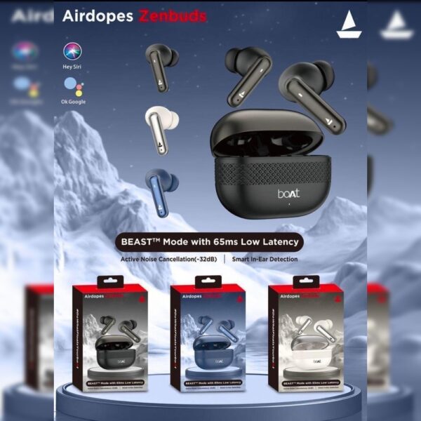 Boat Airdopes ZenBuds Earbuds