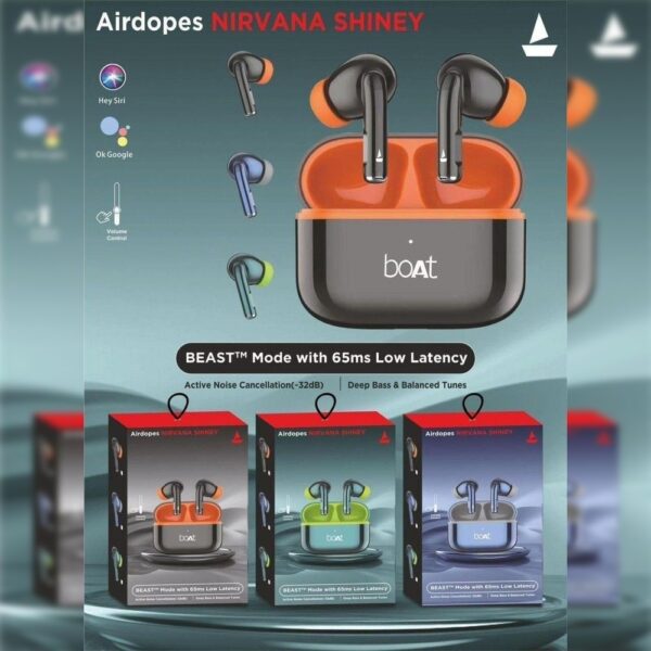 Boat Airdopes Nirvana Shiney Earbuds