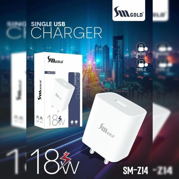 SM Gold Z-14 18W Charger