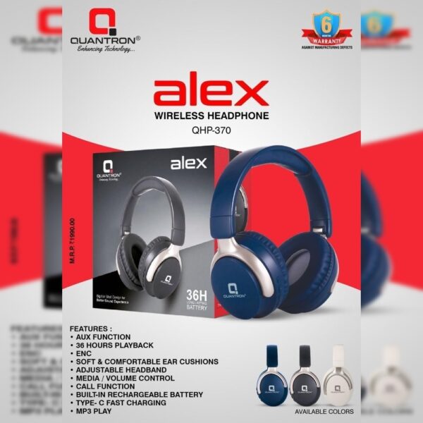 QUANTRON Alex Wireless Headphone