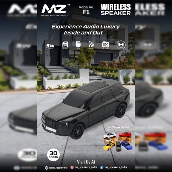 Mz F1 Wireless Car Speaker