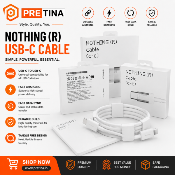 Nothing CMF 45W C to C Cable