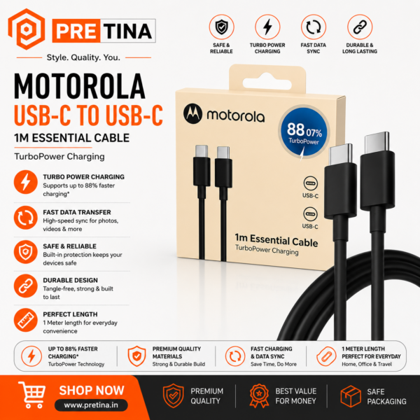 Motorola 68W C to C Cable