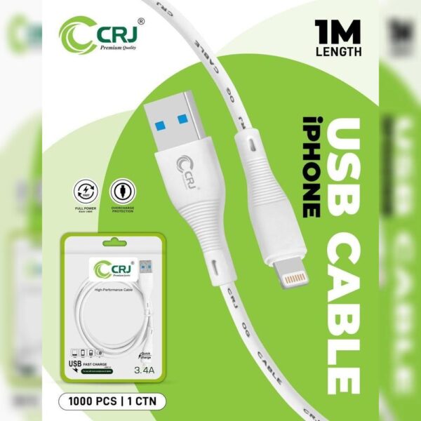 CRJ USB To iPhone Cable