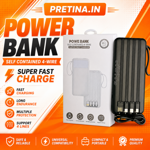 10000MAh 4in1 Power Bank High Quality