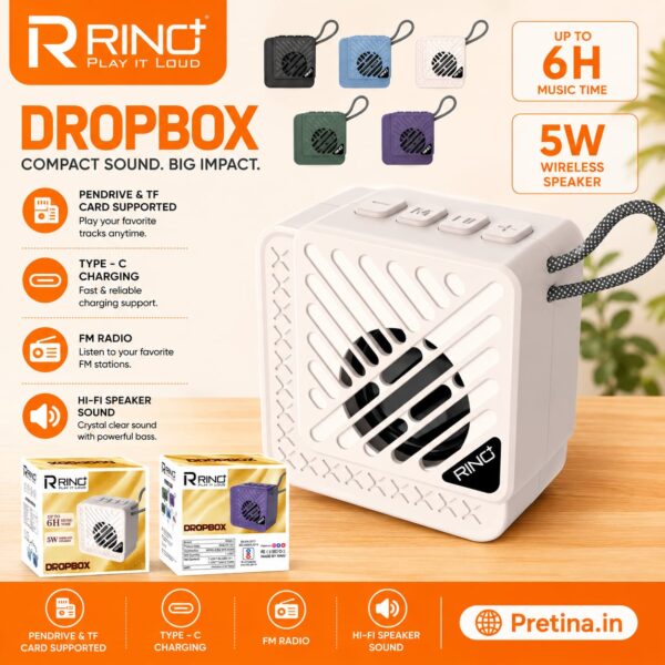 Rino Dropbox 5W Bluetooth Speaker