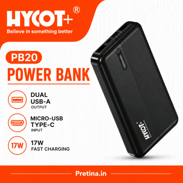 Hycot+ PB-20 10000Mah Power Bank