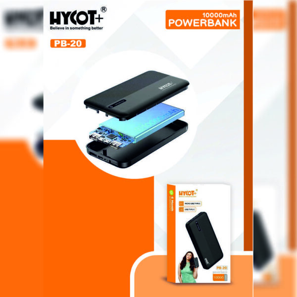 Hycot+ PB-20 10000Mah Power Bank