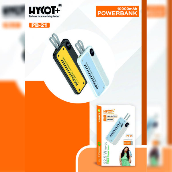 Hycot+ PB-21 22.5W 10000Mah Power Bank