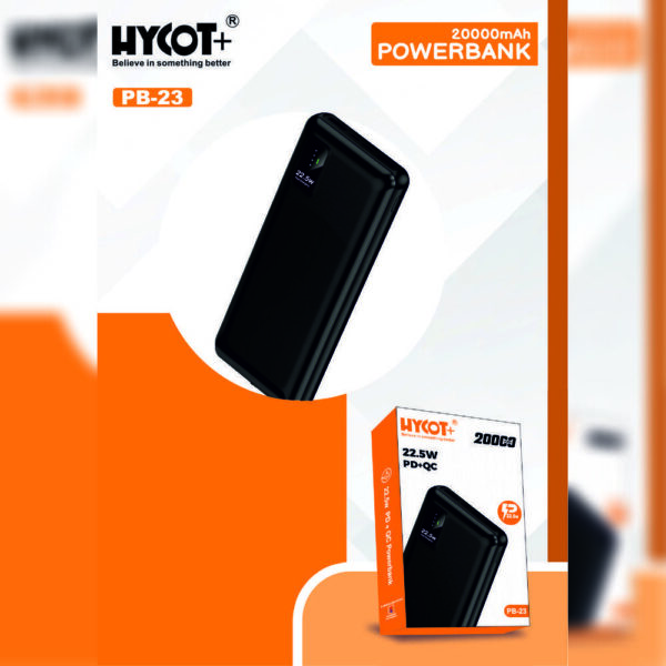 Hycot+ PB-23 22.5W 20000Mah Power Bank
