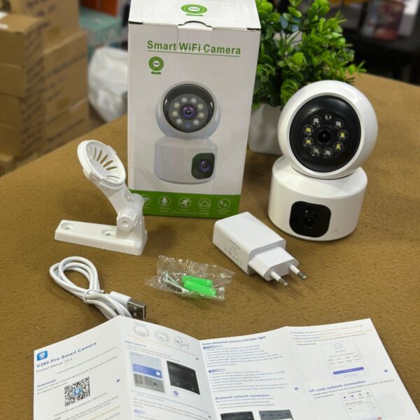 2 Lens WiFi CCTV Camera👁️📹🔴 (v380 app)
