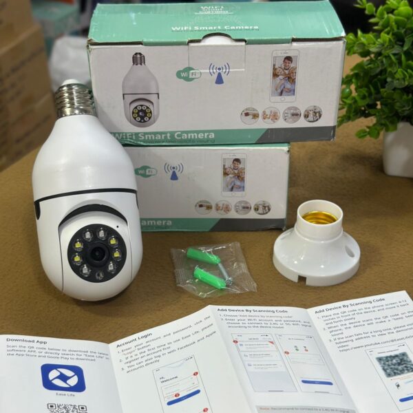 Bulb Shape WiFi Smart Camera