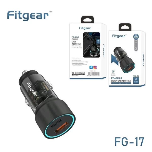 Fitgear Car Charger FG-17 Premium Quality