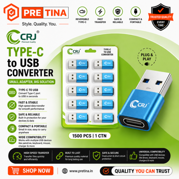 CRJ Type C To USB Connector (10pc)