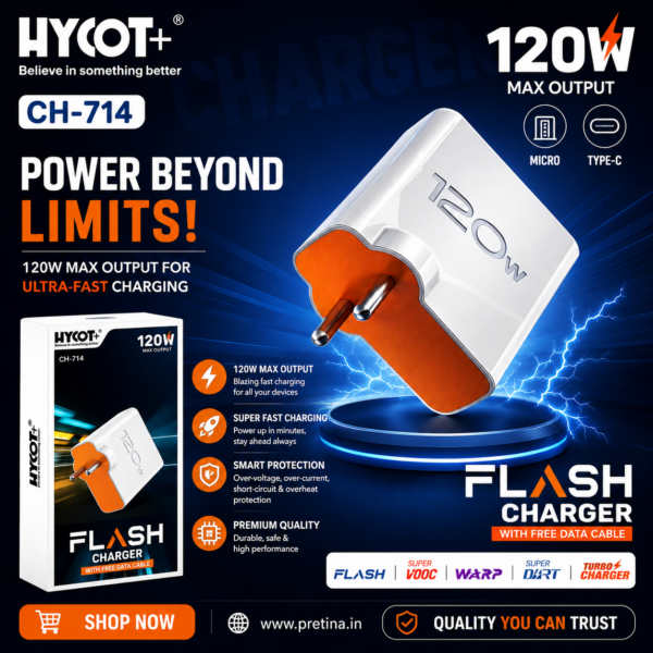 HYCOT+ CH-714 120W FLASH Charger