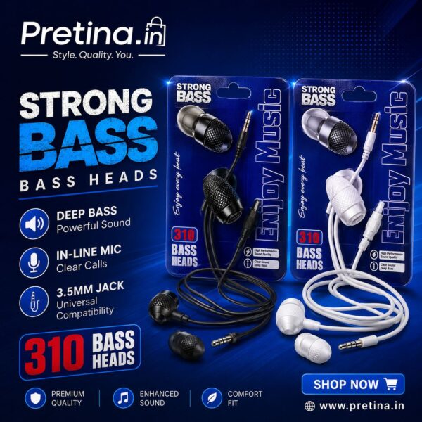 310 Bass Heads Earphone