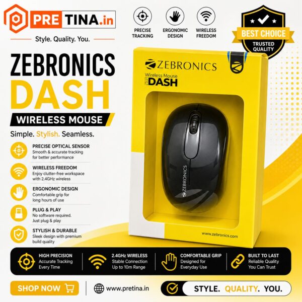 Zebronics DASH Wireless Mouse