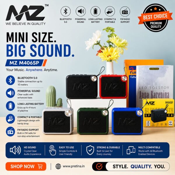 MZ M406SP Bluetooth Speaker