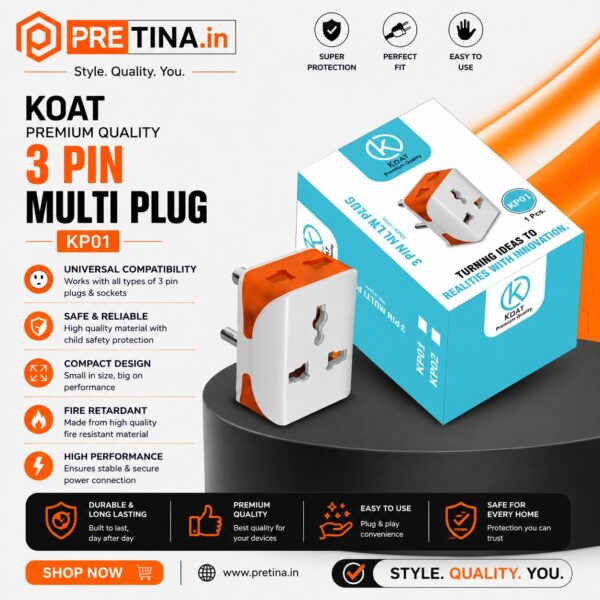 Koat 3 Pin Multiplug